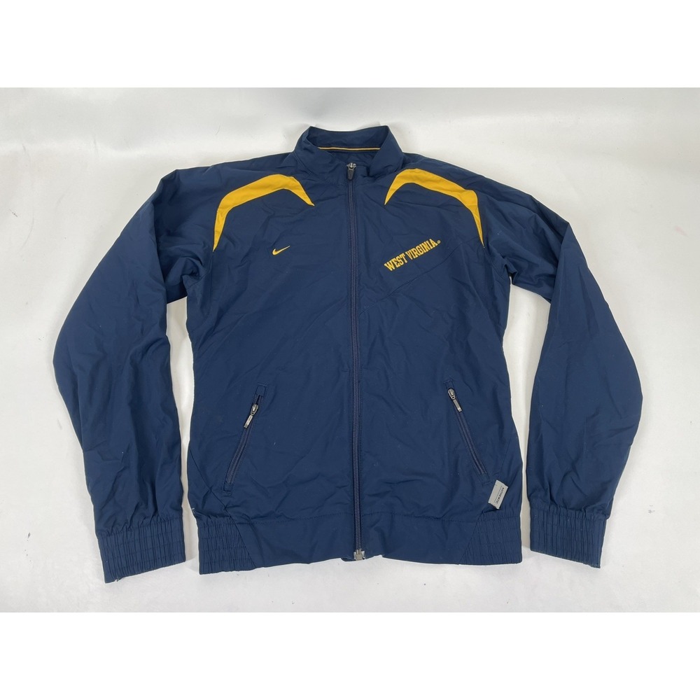 West Virginia‎ Mountaineers WVU Nike Team Fit Storm Jacket Womens S Blue